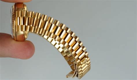 rolex president bracelet stretch|genuine rolex bracelet.